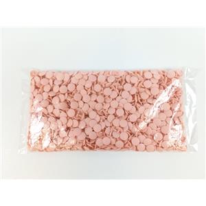 FECHO DE PRESSÃO PLÁSTICO P/ VESTUÁRIO APENAS CAPA Ø9mm KIT C/ 1000 UNIDADES ROSA CHÁ