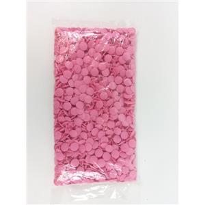 FECHO DE PRESSÃO PLÁSTICO P/ VESTUÁRIO APENAS CAPA Ø9mm KIT C/ 1000 UNIDADES ROSA FLOUR