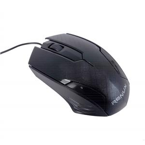 MOUSE ÓPTICO COM FIO 3 BOTÕES USB 2.0 / 3.0 CABO 1,10m - PRETO