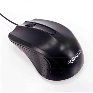 MOUSE ÓPTICO COM FIO 3 BOTÕES USB 2.0 / 3.0 CABO 1,10m - PRETO