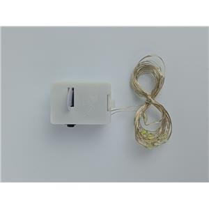 FIO DE 1M DE COMPRIMENTO C/ 10 LEDS C/ 3 FUNÇÕES DE ILUMINAÇÃO E UM INTERRUPTOR MOVIDO A 3 BATEIRAS DE 1.5V